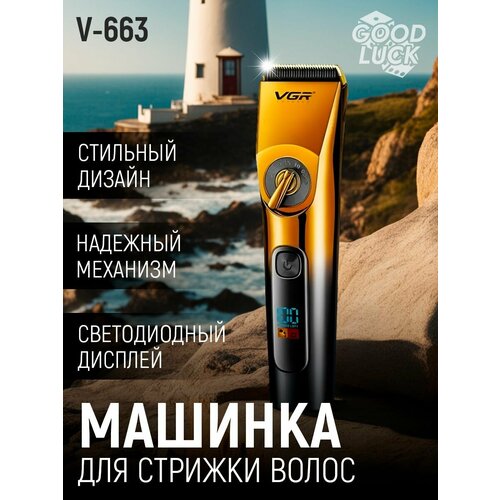 Профессиональная машинка для стрижки волос V-663 222300₽