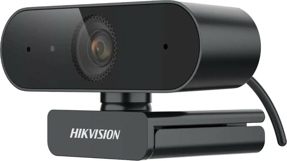 Камера Web Hikvision DS-U04 черный 4Mpix (2560x1440) USB2.0 с микрофоном для ноутбука