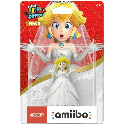 фигурка amiibo пич свадебная одежда super mario collection Фигурка amiibo Peach Wedding Пич Свадьба Super Mario Odyssey