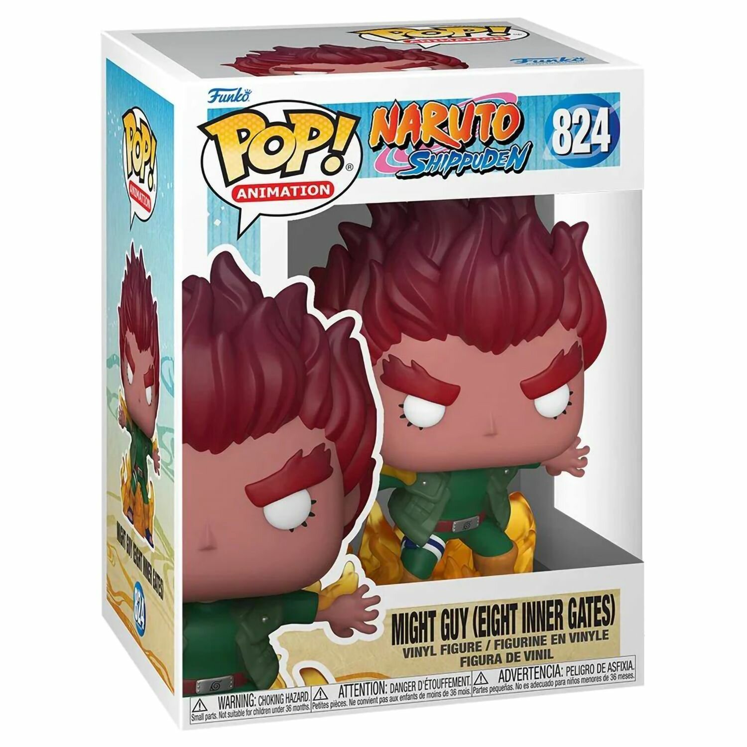 Фигурка Funko POP! Наруто. Ураганные хроники: Майто Гай в огне - фото №17