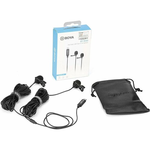 Boya BY-M3D Digital Dual Lavalier Microphones Type-C devices 609900₽