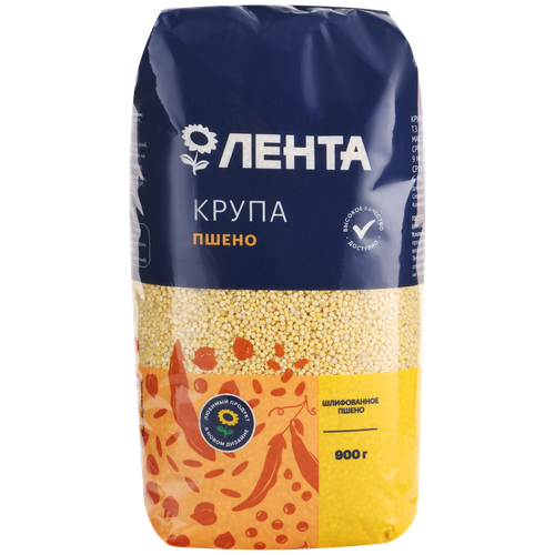 Пшено лента 1-й сорт, 900г