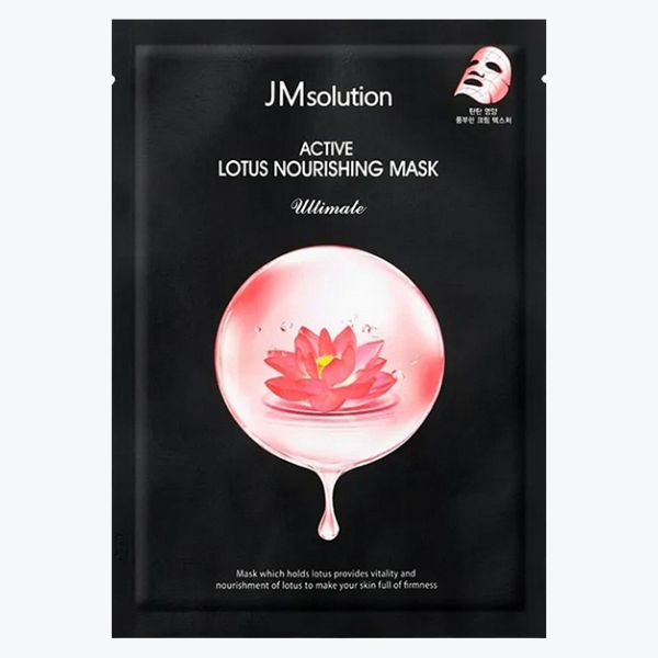 JMsolution Тканевая маска для лица Питательная с Экстрактом Лотоса Active Lotus Nourishing Mask