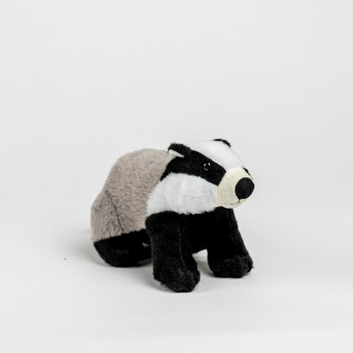 Мягкая игрушка Барсук плюшевая, реалистичная 