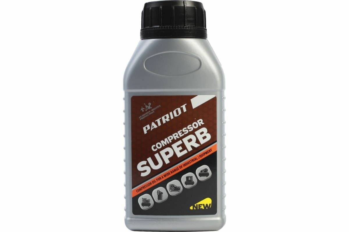 Масло компрессорное Patriot COMPRESSOR OIL GTD 250/VG 100 250мл (850030625)