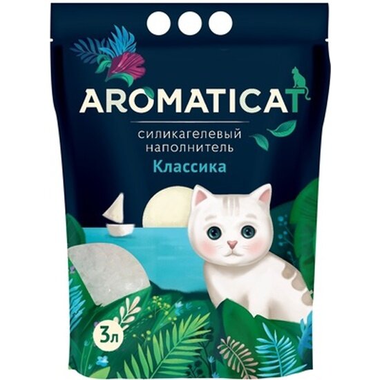 Силикагелевый наполнитель Aromaticat , Классика, 3л.