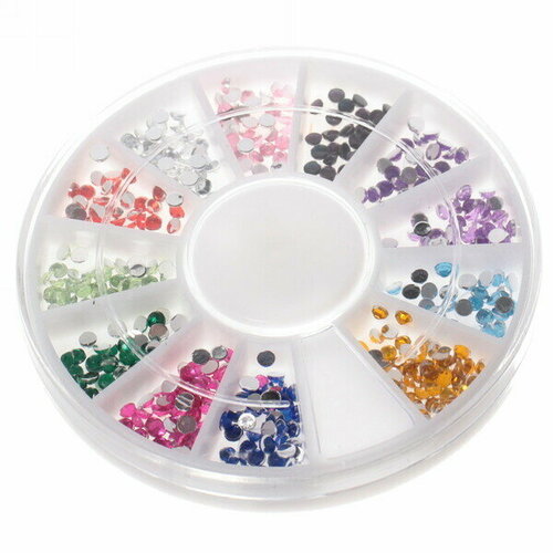 Украшение для нейл-арта Nail Art Design стразы цвет микс в пакете 66см 150₽