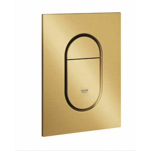 Кнопка смыва Grohe Arena Cosmopolitan вертикальная (3 режима смыва), цвет матовое золото