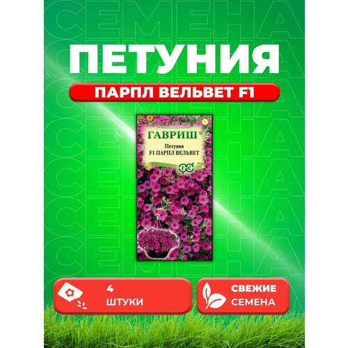 Петуния ампельная (Сурфиния) Парпл Вельвет F1, 4шт