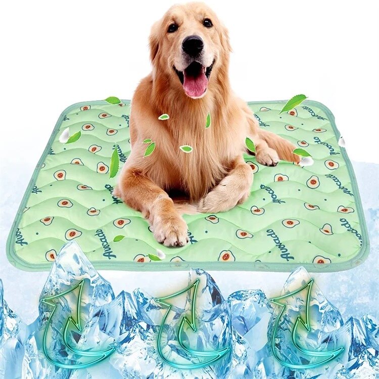 Комфортная мягкая моющаяся охлаждающая подкладка для собак из ледяного шелка . Размер XS