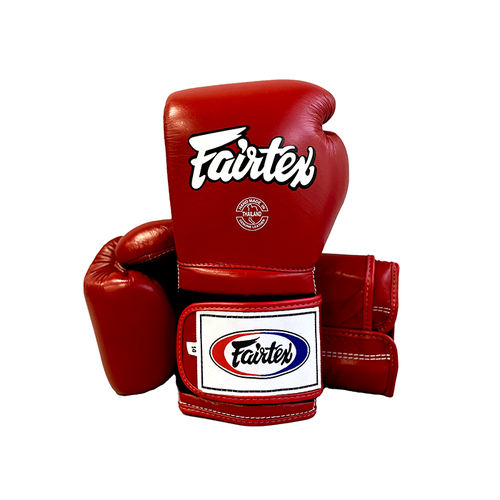 Боксерские перчатки Fairtex Mexican Style BGV9 Red (12 унций)