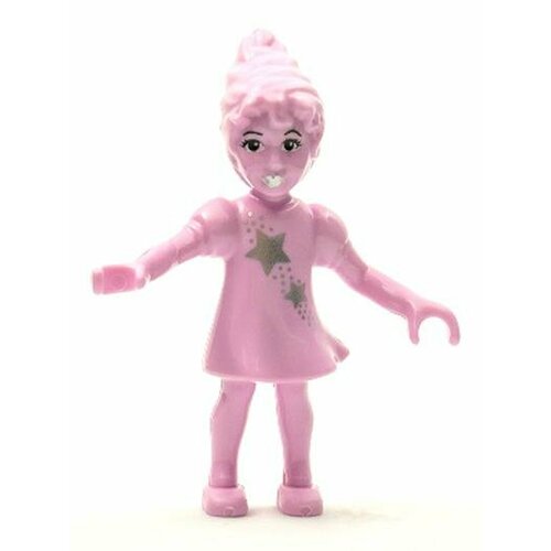 Минифигурка Lego belvfairy08 Belville Fairy - Bright Pink with Stars Pattern