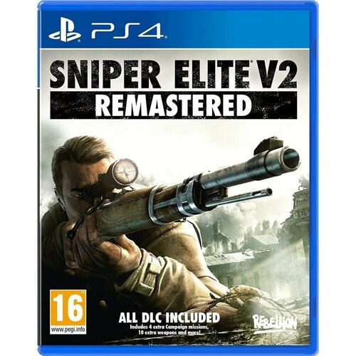 Игра на диске Sniper Elite V2 Remastered (PS 4, PS5, Русская версия) sniper elite v2 remastered стандартное издание ps4