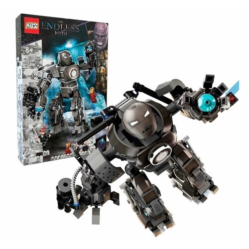 Конструктор Marvel Железный человек: схватка с Железным Торговцем 527 деталей / Совместим с лего марвел