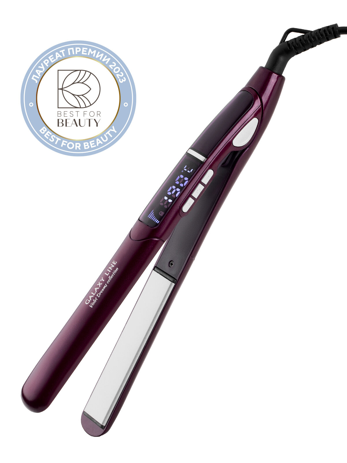 Обзор: Щипцы GALAXY LINE GL4517, керамико-кератиновые, вращение шнура