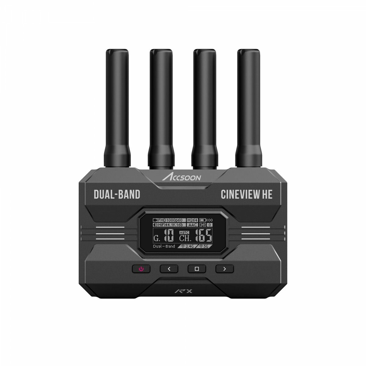Передатчик и приемник Accsoon CineView HE для беспроводной передачи видео, дальность 350 метров — фото 1
