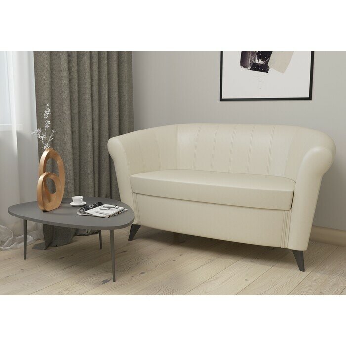 фото Диван Гранд Кволити Лагуна 6-5156 бежевый к/з