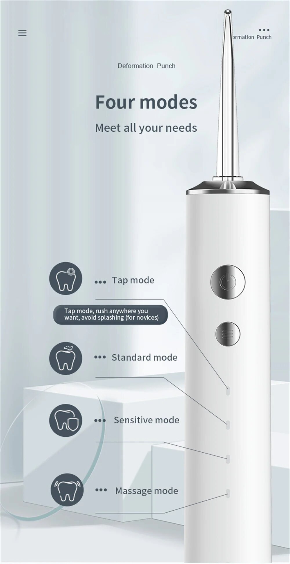 Результаты до и после использования ирригатора