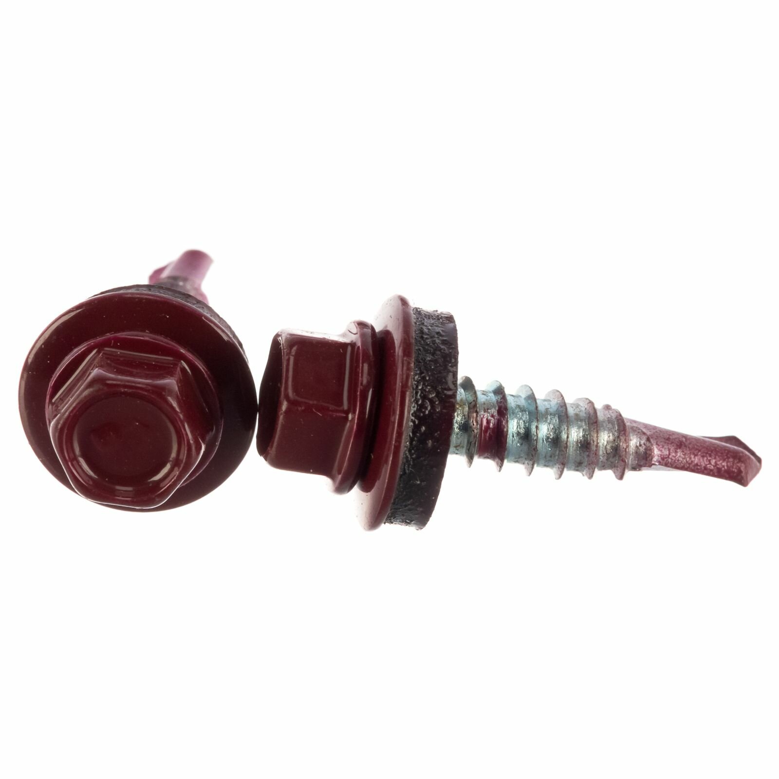 фото Саморез кровельный 4,8х19 RAL3005 красное вино (250ф)