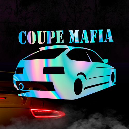 Наклейка Купе мафия , голографическая