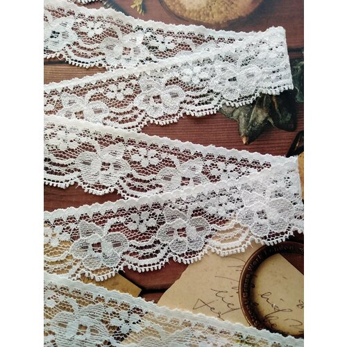 Кружевная лента стрейч 5 м 238₽