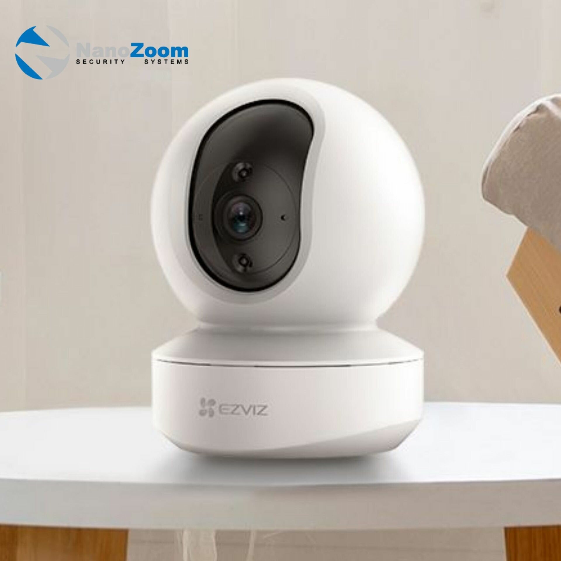 Ezviz TY1 3Мп 4 мм - поворотная камера видеонаблюдения WiFi для дома умная домашняя цифровая IP видеокамера с ИК подсветкой 2304x1296 Super Full HD