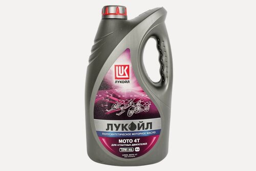 Изображение товара Масло моторное ЛУКОЙЛ мото 4Т 10W40 4л