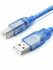 Кабель USB 2.0 Type-A (M) - Type-B (M) GSMIN AK05 (30 см) (Синий)