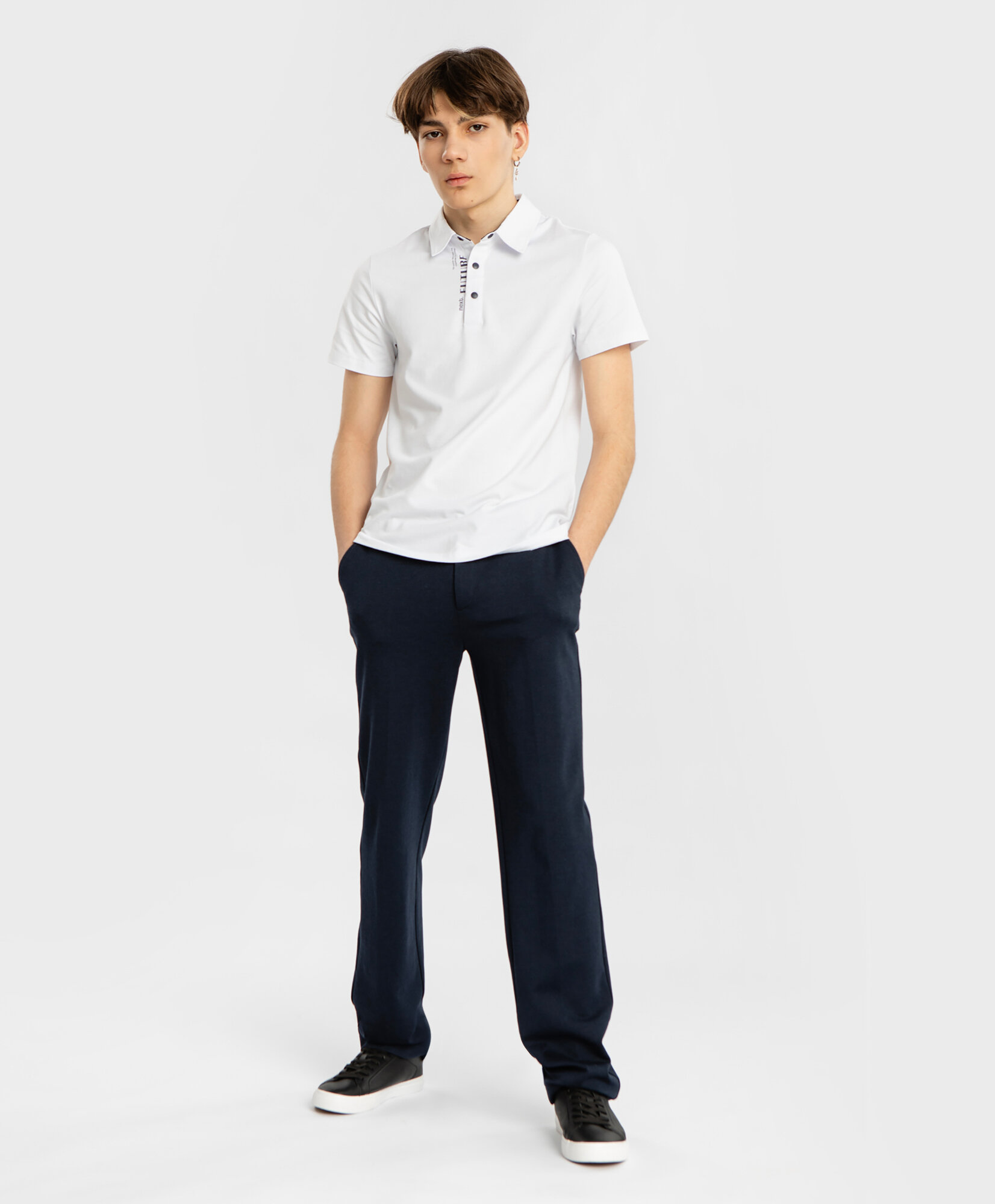 Брюки классические Button Blue