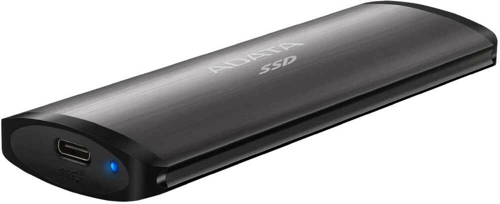 Внешний SSD USB 3.2 Gen 2 Type-C ADATA SE760 2TB 1000/800MB/s titanium grey - фото №8