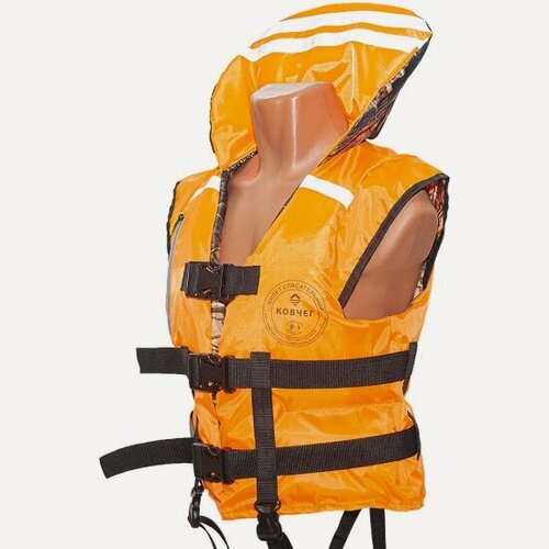 Изображение товара Спасательный жилет Ковчег Хобби двусторонний, оранжевый/камуфляж, XS-S/р.40-44/до 45 кг