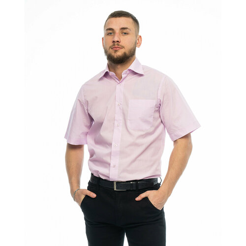 фото Рубашка imperator pink-8k, размер 48/m (178-186, 40 ворот), розовый