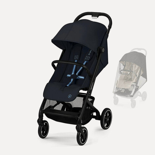 Изображение товара Прогулочная коляска Cybex Beezy, цвет Dark Blue RC / 2024 (Синий), артикул производителя 524000769