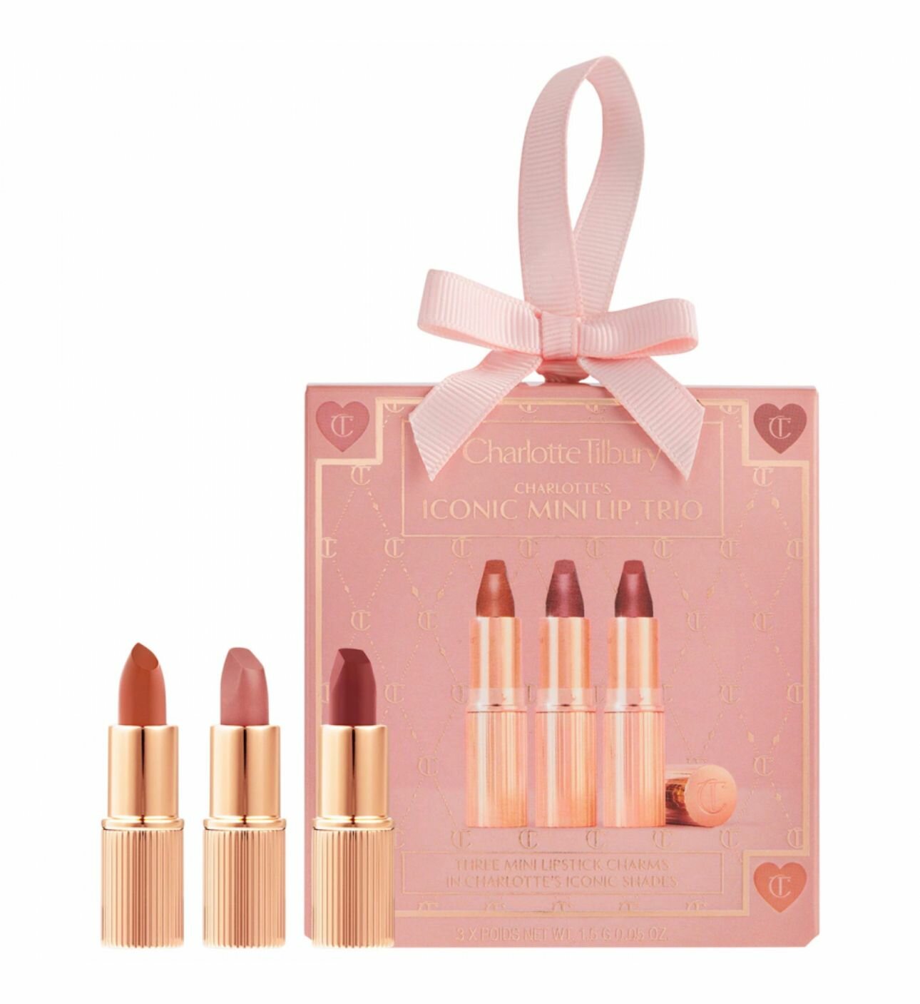 Charlotte Tilbury Набор губных помад Iconic Mini Lip Trio Kit