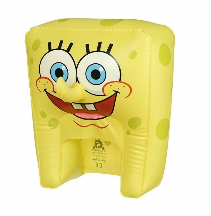 SpongeBob шляпа надувная в виде персонажа - Спанч Боб смеется