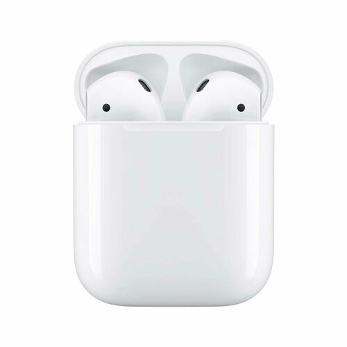 Беспроводные наушники Apple AirPods 2 с зарядным футляром белый 13990₽