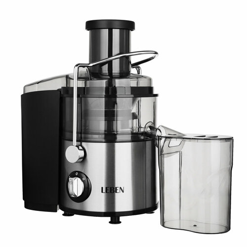 LEBEN Соковыжималка центробежная 2 скорости корпус нерж сталь 1000Вт 4971₽