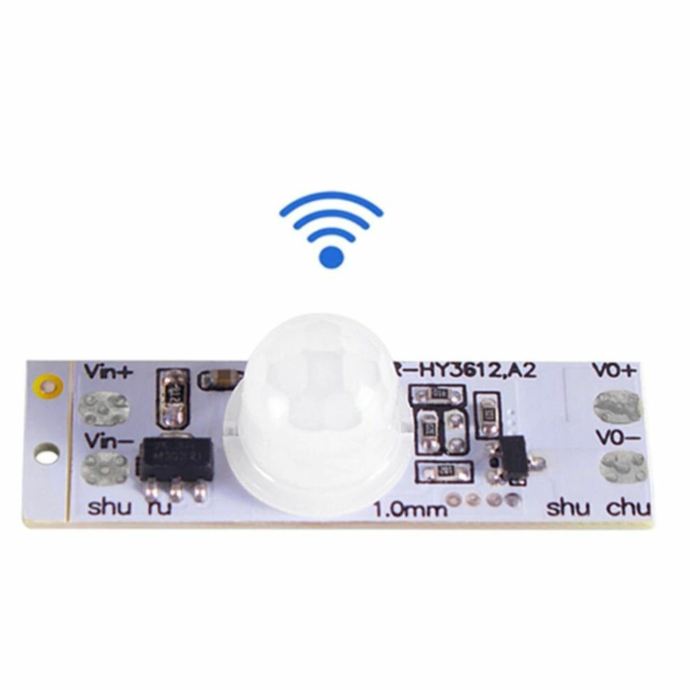 Выключатель с PIR датчиком движения на корпусе 12V/24V 24/48 Вт IP20