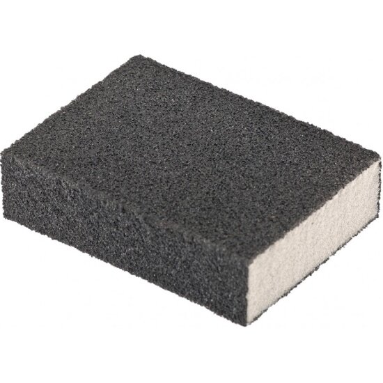 Губка для шлифования Matrix 100 х 70 х 25 мм средняя плотность P 80  75713