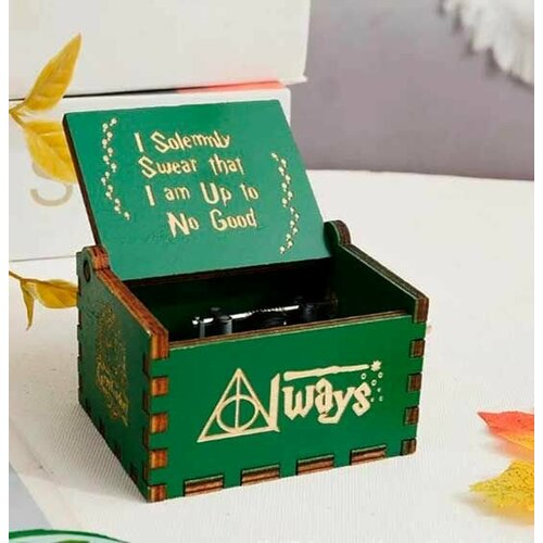 Музыкальная шкатулка Гарри Поттер Always зеленая 41905 650₽