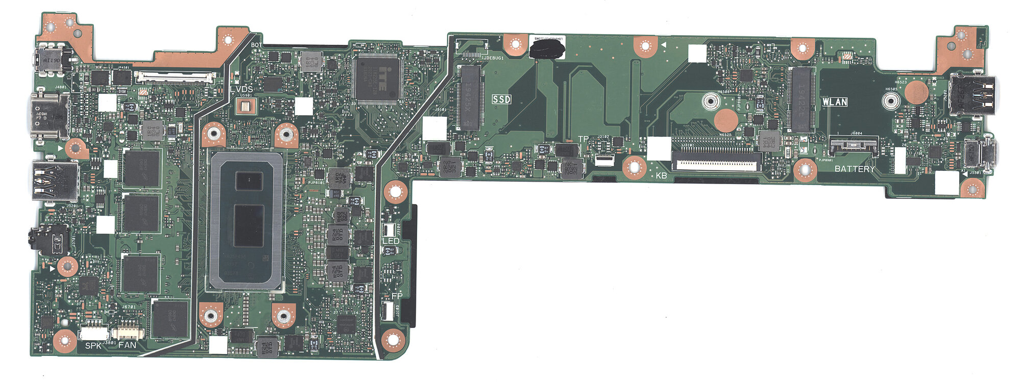 Материнская плата для ноутбука Asus X420FA 4G/I3-8145U