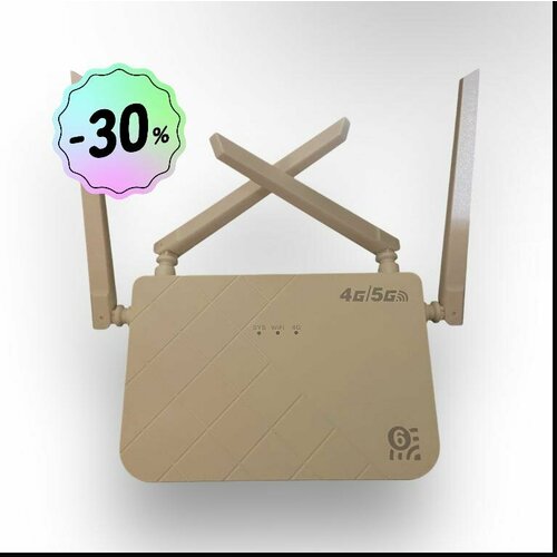 Wi-Fi-роутер с поддержкой сим-карт 4G-5GCPE с четырьмя внешними антеннами порт WANLAN 3098₽