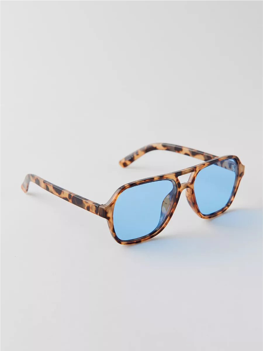 Солнцезащитные очки , голубой, — фото 1