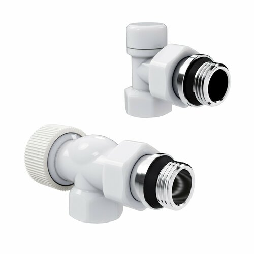 фото Набор термостатический осевой royal thermo design 1/2"м30х1,5 (белый)