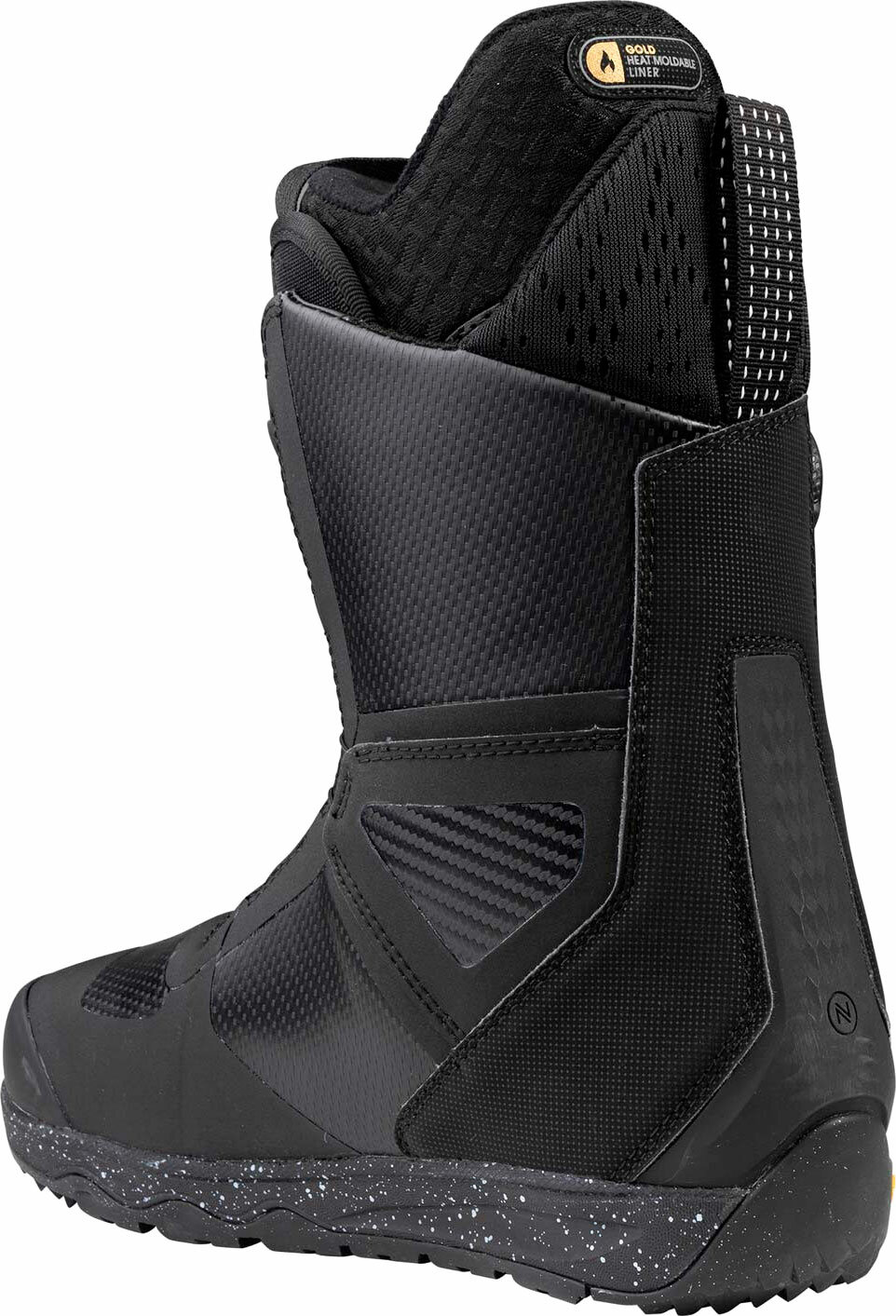 Ботинки сноубордические NIDECKER KITA W (24/25) Black, 8 US, система быстрой затяжки — фото 1