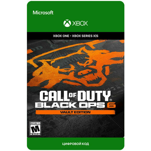 Игра Call of Duty Black Ops 6 - Vault Edition для Xbox OneSeries XS электронный ключ 9870₽