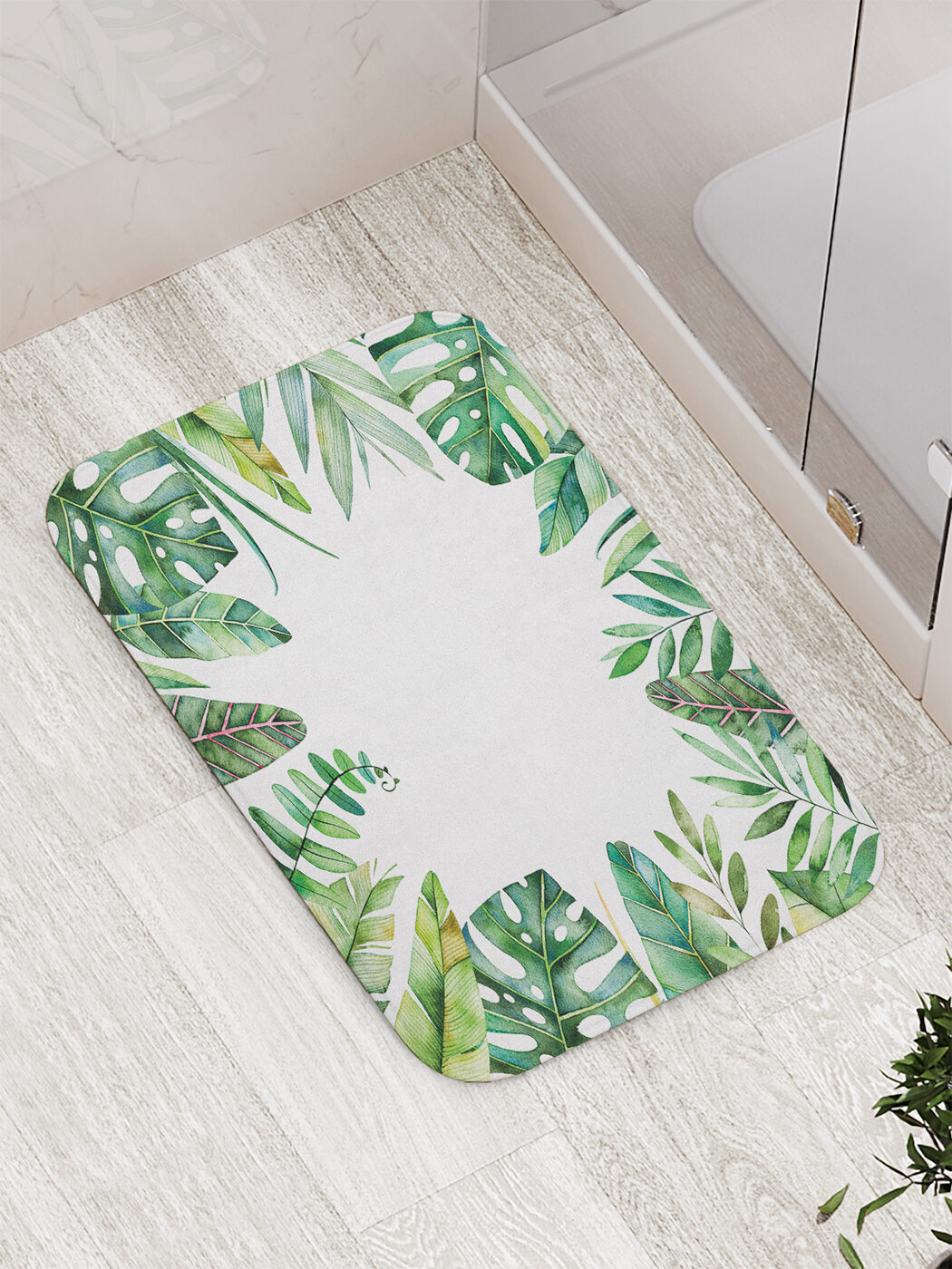 Коврик для ванной комнаты и туалета противоскользящий 