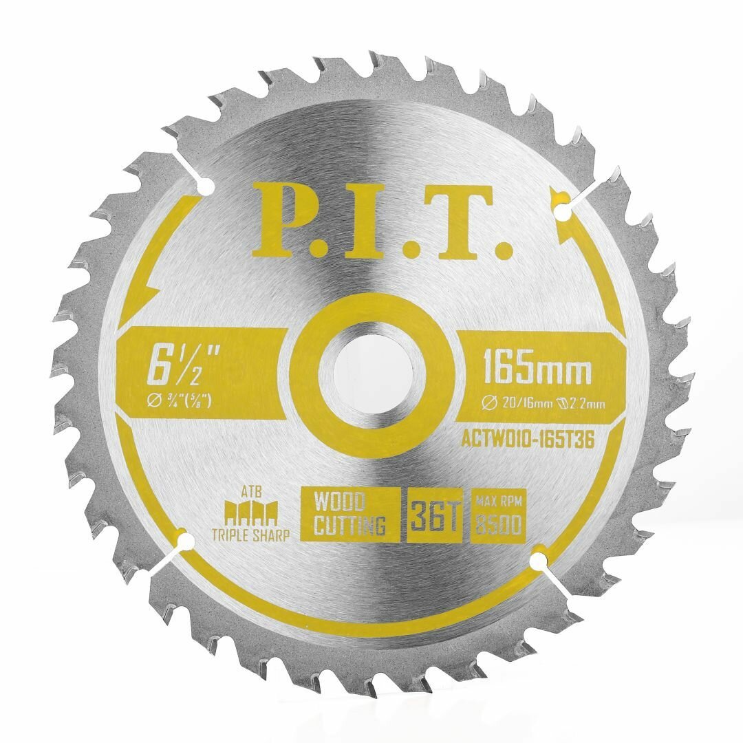 Диск пильный P.I.T. 165x30/20x14 мм 36T(ACTW10-165T36)