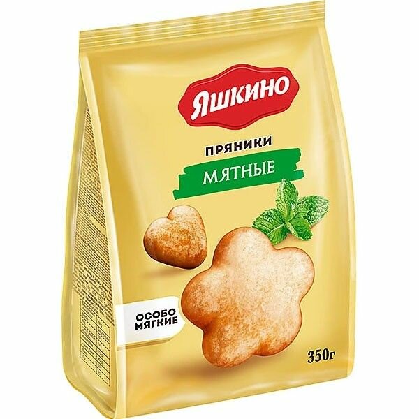 Яшкино Пряники  Мятные  350 гр 