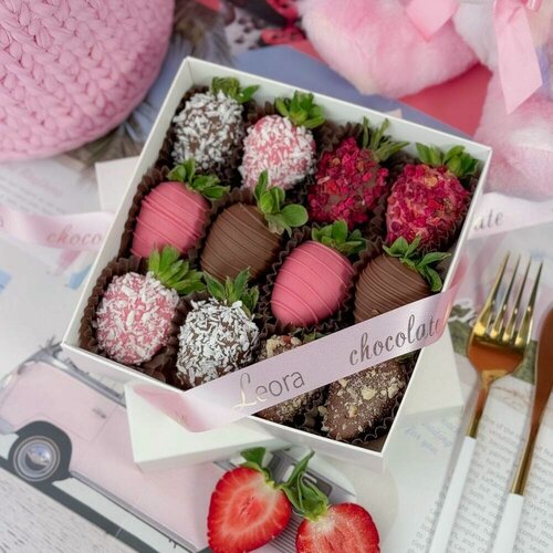 Изображение товара Клубника в Шоколаде. В наборе 9-16 шт. T1048